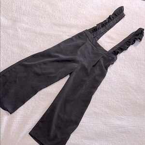 Wide leg Trousers with Suspenders